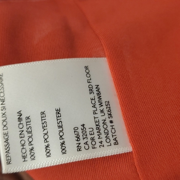 ANTHROPOLOGIE | Sparkle &  Fade melon red skirt - Picture 9 of 9